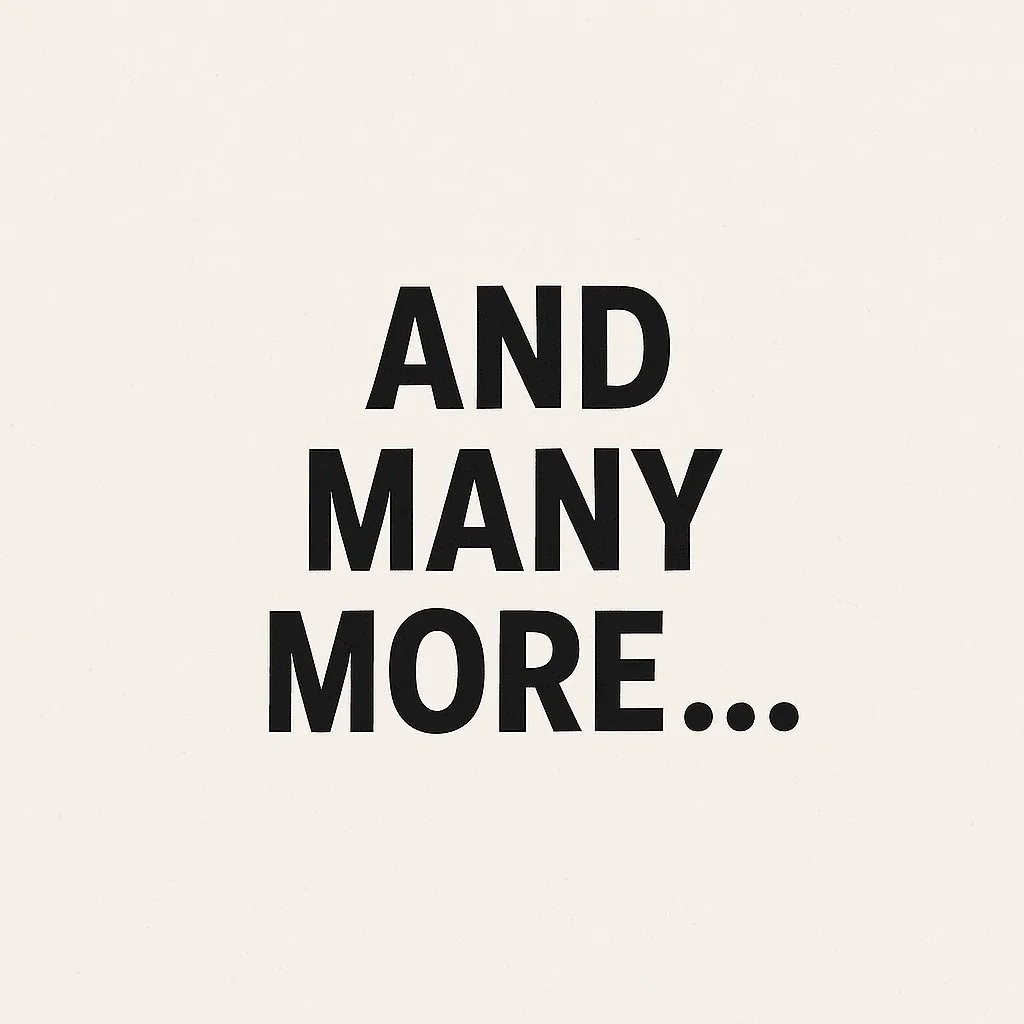 6247849c6f439db6553501df576a4e47 And Many More